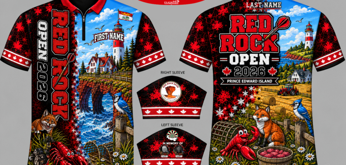 RED ROCK OPEN 2026 Shirt Design