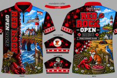 RED ROCK OPEN 2026 Shirt Design